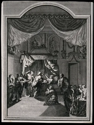 Christ raises Jairus' daughter