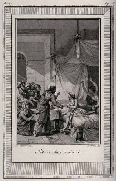 Christ raises Jairus' daughter