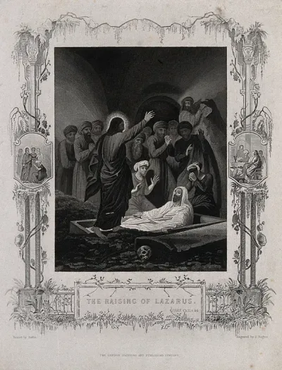 Christ raises Lazarus from his tomb