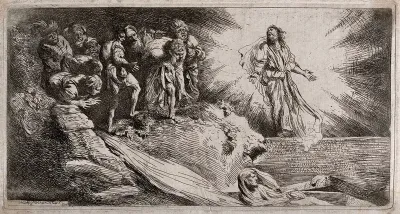 Christ raises Lazarus from his tomb