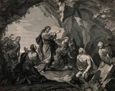 Christ raising Lazarus
