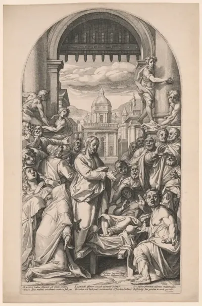 Christ Raising the Son of the Widow of Nain