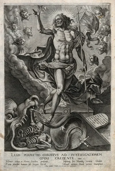 Christ resurrected on the day of judgement