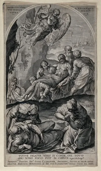 Christ's body is carried to its tomb