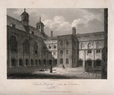 Christ's Hospital, London: the exterior of the Hall