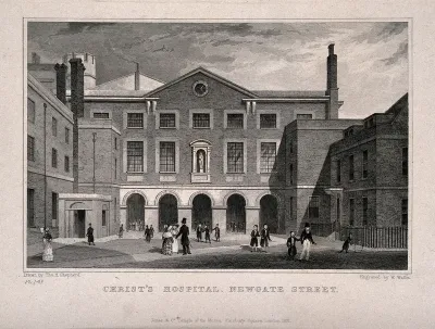 Christ's Hospital, London: the exterior of the Hall