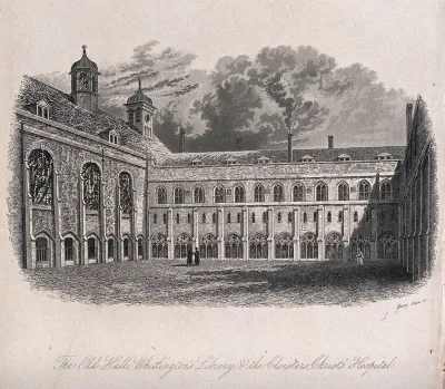 Christ's Hospital, London: the exterior of the Hall