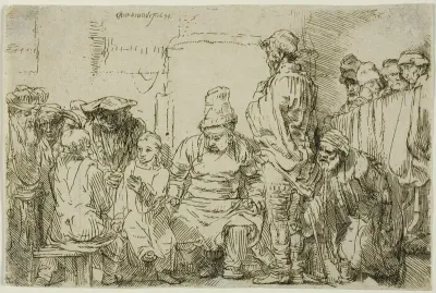 Christ Seated Disputing with the Doctors