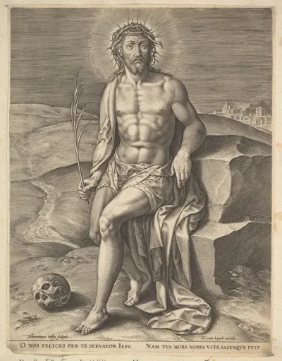 Christ Sitting on the Cold Stone