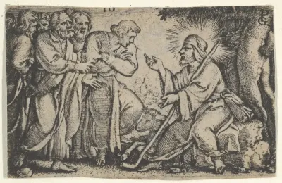 Christ Speaking to the Disciples, from "The Story of Christ"
