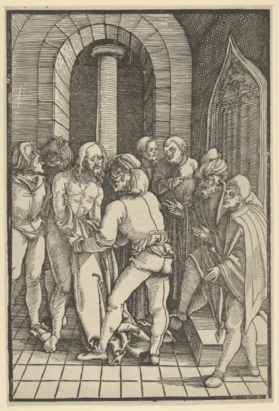 Christ Stripped, from "Speculum passionis domini nostri Ihesu Christi"