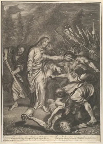 Christ Taken Prisoner in the Garden, from The Passion of Christ, plate 8