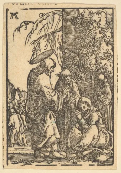 Christ Taking Leave of His Mother, from "The Fall and Salvation of Mankind Through the Life and Passion of Christ"