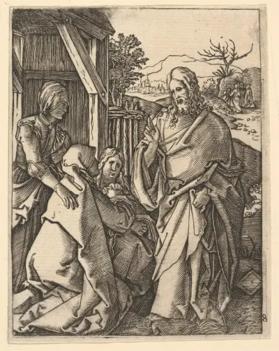 Christ Taking Leave of His Mother, from "The Passion of Christ", after Dürer