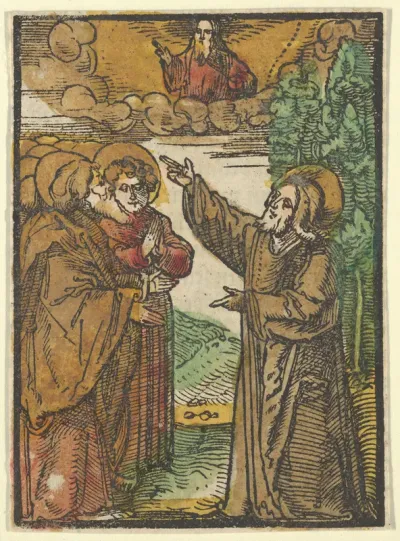 Christ Talking about his Return to the Father, from Das Plenarium
