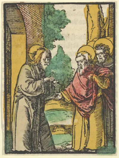 Christ Talking to the Disciples, 3, from Das Plenarium