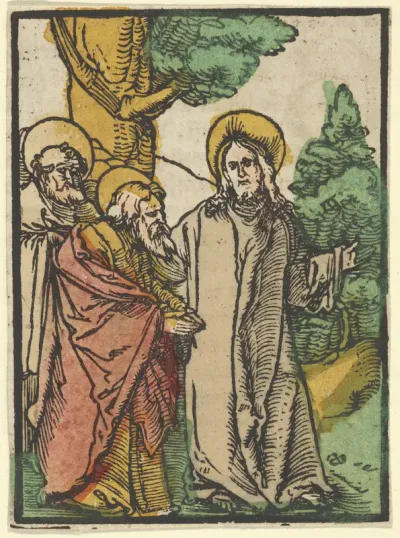 Christ Talking to the Disciples, 5, from Das Plenarium