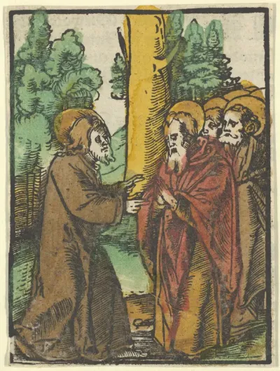 Christ Teaching the Disciples, 1, from Das Plenarium