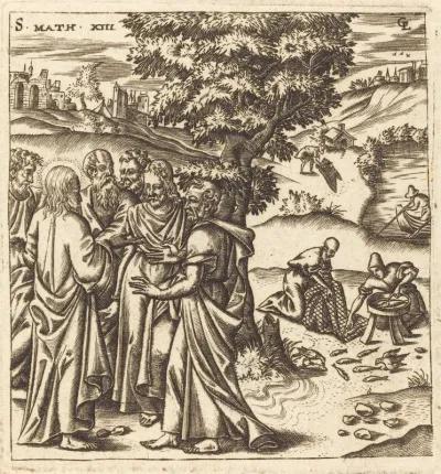 Christ Telling His Disciples of the Parable of the Dragnet