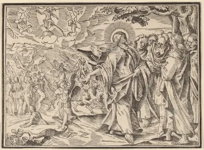 Christ Tells His Disciples of the Last Judgment