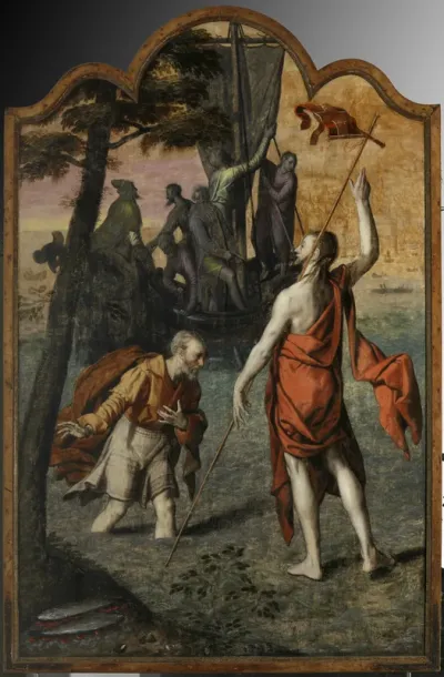 Christ walking on the water