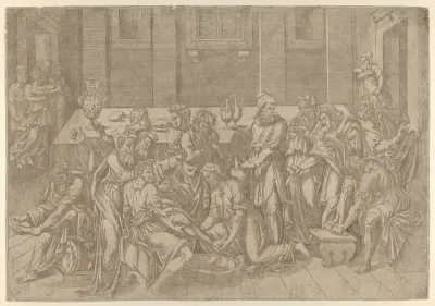 Christ Washing the Feet of his Disciples