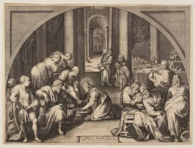 Christ Washing the Feet of the Apostles