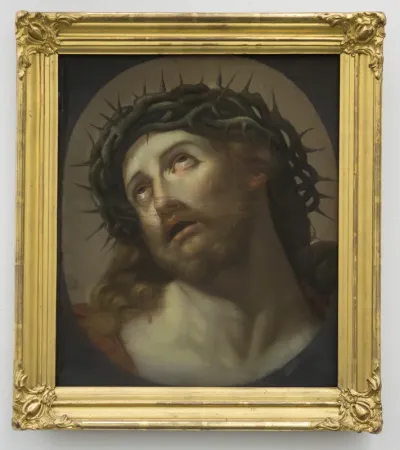 Christ with Crown of Thorns. Copy of Guido Reni.