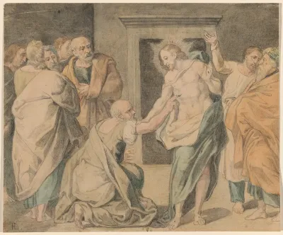 Christ with Doubting Thomas and the Apostles