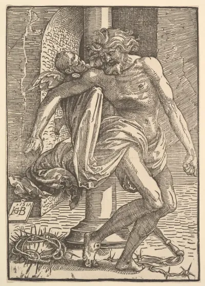 Christ with the Instruments of Torture Supported by a Little Angel