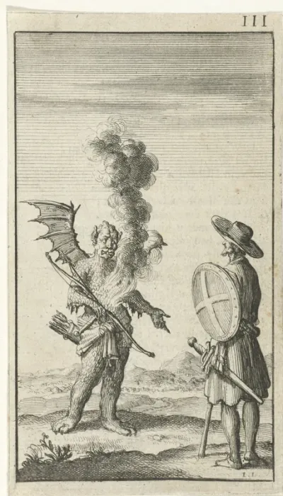 Christen ontmoet Apollyon