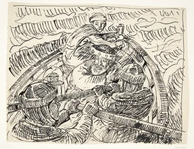 Christian II færges over Lillebælt