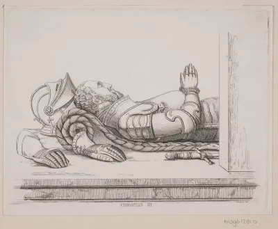 Christian III. Fra monumentet i Roskilde Domkirke