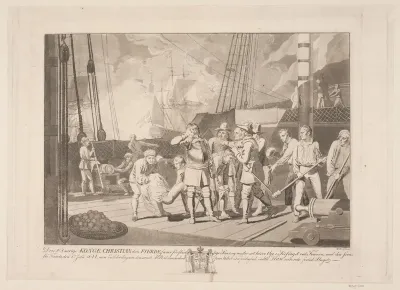 Christian IV i søslaget ved Femern, 1644