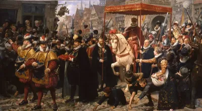 Christian IV’s coronation procession.