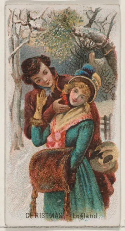 Christmas, England, from the Holidays series (N80) for Duke brand cigarettes