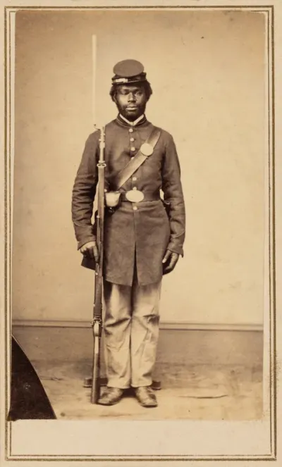 “Christopher Anderson, Priv. Co. F. 108 U.S.C.T.”