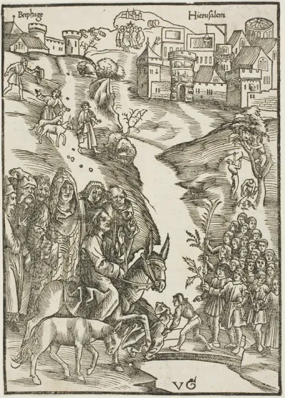 Christ's Entry into Jerusalem, from Passio domini nostri Jesu Christi