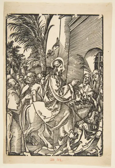 Christ's Entry into Jerusalem, from The Small Passion (copy)