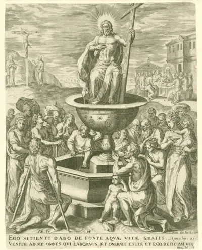 Christus als fontein van het leven