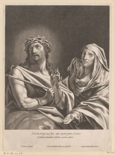 Christus als Man van Smarten en Maria als Mater Dolorosa.