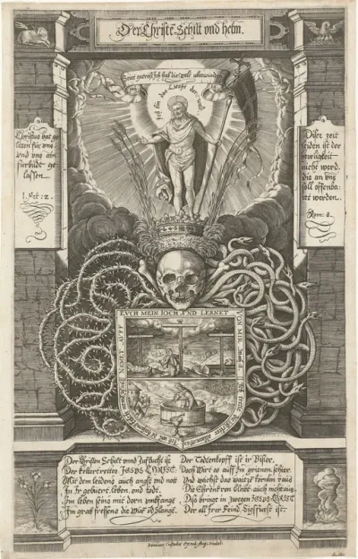 Christus als schild en helm