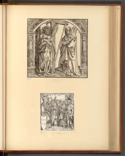 Christus als Schmerzensmann; Die Schutzheiligen Böhmens
