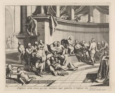 Christus als twaalfjarige in de tempel