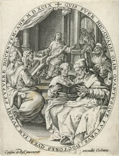 Christus als twaalfjarige in de tempel