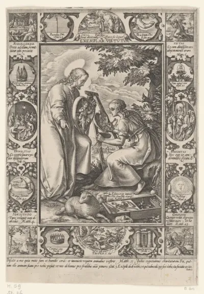 Christus als voorbeeld van deugdzaamheid
