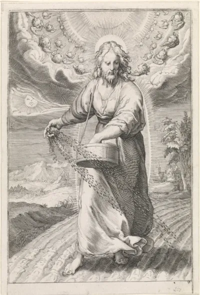 Christus als zaaier