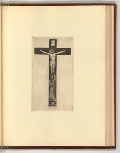 Christus am Kreuz, der hl. Franziskus