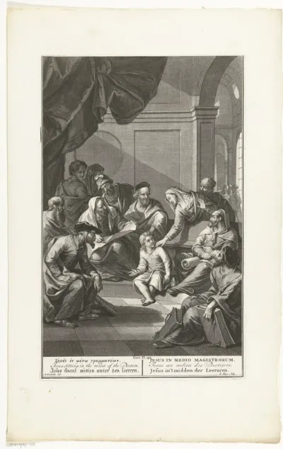 Christus bij de leraren in de tempel