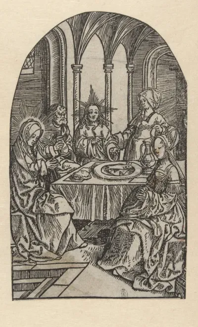 Christus bij Maria en Martha